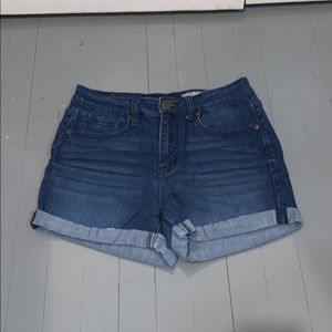 High Waisted Midi Shorts